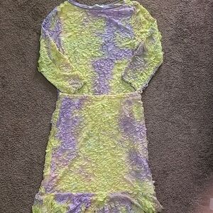 sno skin womens  skirt & top  in Yellow and Purple